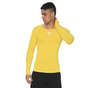 PUMA Homme Liga Baselayer Tee Ls T Shirt, Cyber Yellow, M EU