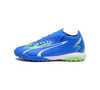 PUMA Homme Match TT Chaussure de Football, Ultra Blue White Pro Green, 44.5 EU