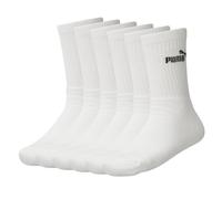 PUMA Homme Pack 6 Chaussettes Puma Chaussettes de sport, Blanc, Taille Fabricant: 43/46 EU