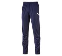 PUMA Homme Pantalon de Jogging, Décontracté, Polyester, Bleu (Peacoat/Puma Blanc), 48-50