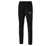 PUMA Homme Pantalons, Droit, Polyester, Puma Noir-Puma Blanc, M