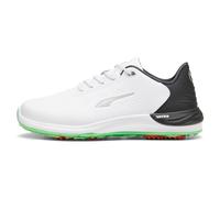 PUMA Homme PHANTOMCAT Nitro + Golf Shoe, White Black-Fluro Green PES, 45 EU
