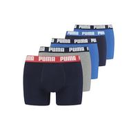 PUMA Homme Puma Basic Lot de 5 pour Homme Boxer, Mélange Bleu/Gris., S EU