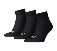 Puma Chaussettes de sport Quarter Plain 3p Homme Noir 43-46 EU