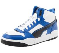 PUMA Homme Rbd Tech Mid Shoes Basket, White Black Cobalt Glaze, 44.5 EU