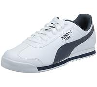 PUMA Homme Roma Basic Basket, Blanc et Bleu Marine, 47 EU