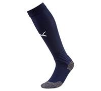 PUMA Homme Team Liga Chaussettes Football De Foot, Peacoat-Puma White, 3 EU