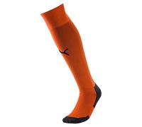 PUMA Homme Team Liga Socks Core Chaussettes de football, GOLDEN POPPY-Puma Black, 4 EU