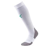 PUMA Homme Team Liga Socks Core Chaussettes de football, Puma White-Pepper Green, 35-38 EU