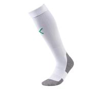 PUMA Homme Team Liga Socks Core Chaussettes de football, Puma White-Pepper Green, 35-38 EU