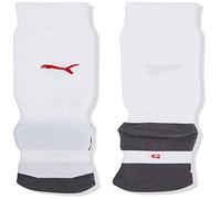 PUMA Homme Team Liga Socks Core Chaussettes de football, Puma White-Puma Red, 35-38 EU
