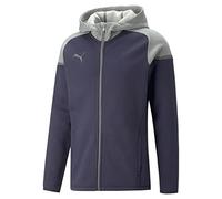 PUMA Homme Teamcup Casuals À Veste capuche, Nuit Parisienne, XL EU