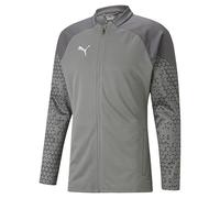 PUMA Homme Teamcup D'entraînement Veste tricot e, Gris moyen plat, XXL EU