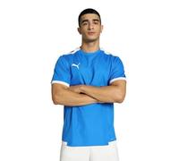 PUMA Homme Teamliga Jersey Shirt, Electric Blue Lemonade-puma White, L EU