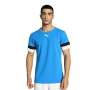 PUMA Homme Teamrise Jersey Shirt, Electric Blue Lemonade-puma Black-puma White, L EU
