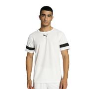 PUMA Homme Teamrise Jersey Shirt, Puma Blanc- Puma Noir- Puma Blanc, XL EU
