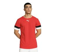 PUMA Homme Teamrise Jersey Shirt, Puma Rouge-puma Noir-puma Blanc, XL EU