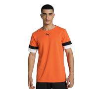 PUMA Homme Teamrise Jersey T-Shirt, Golden Poppy-black-white, S EU