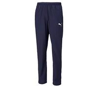 PUMA Pantalon Teamrise Sideline Homme Polyester Coupe régulière Bleu (Peacoat-Puma Blanc) Taille S