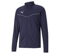 Puma Veste de survêtement Homme Teamrise Training Poly Bleu (Peacoat-Puma White) M EU