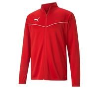PUMA Homme Teamrise Training Poly Jacket Veste De Surv tement, Rouge (Puma Red-puma White), M EU