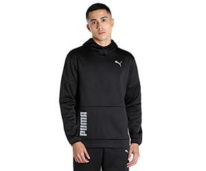 PUMA Homme Train All Day Sweat À Capuche en Polaire Sudation, Puma - Noir, L EU