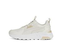 PUMA Homme Trinity Lite Basket, Gris Vapeur Gris Granola Gold, 36 EU