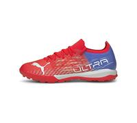 PUMA Homme Ultra 3.3 TT Chaussure de Football, Sunblaze White Bluemazing (Rose), 44.5 EU