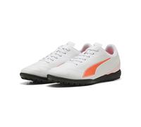 PUMA Homme Vitoria II TT Chaussure de Football, Blanc et Rouge, 42 EU