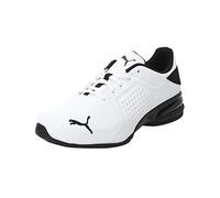 PUMA Homme VIZ Runner Chaussure athlétique Tout Sport, Blanc, Noir, 44 EU Large
