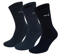 PUMA Hommes 3Pk Crew Sock 00 Chaussettes Mi-Hautes, Bleu Bleu Marine, Taille unique