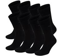 PUMA Hommes Classic décontracté Chaussettes D'affaires De 8 pièces Lot - Noir, 39/42