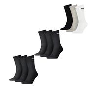 PUMA Hommes Femmes Basic Unisexe Crew Coton Chaussettes de Sport - 9er