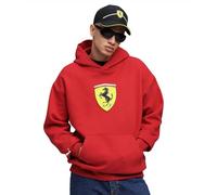 PUMA Hoodie à écusson Sportswear Scuderia Ferrari Homme XL, Rosso Corsa Red