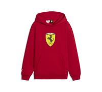 PUMA Hoodie avec écusson coloré Scuderia Ferrari Enfant et Adolescent, Accessoires, Rouge, 15-16Y 15-16Y