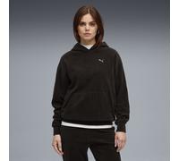 PUMA Hoodie confort en velours côtelé Essentials Elevated Femme, Vêtements, Noir, S S