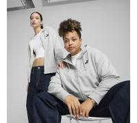 PUMA Hoodie confort zippé à petit logo N° 1 ESS Femme, Vêtements, Light Gris Heather, L L