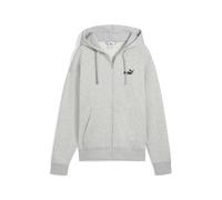 PUMA Hoodie confort zippé à petit logo N° 1 ESS Femme, Vêtements, Light Gris Heather, M M