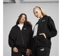 PUMA Hoodie confort zippé à petit logo N° 1 ESS Femme, Vêtements, Noir, XS XS
