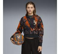 PUMA Hoodie court zippé LAFRANCÉ HEEM Femme, Vêtements, Orange, S S