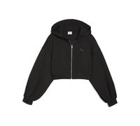 PUMA Hoodie court zippé Wardrobe Essentials Sports Legacy Femme, Vêtements, Noir, S S