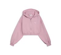 PUMA Hoodie court zippé Wardrobe Essentials Sports Legacy Femme, Vêtements, Poised Rose, S S