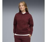 PUMA Hoodie décontracté délavé Essentials Elevated Femme, Vêtements, Rouge, M M