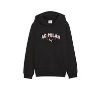 PUMA Hoodie ftblCulture AC Milan Enfant et Adolescent, Accessoires, Noir, 5-6Y 5-6Y