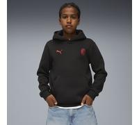 PUMA Hoodie FtblEssentials AC Milan Enfant et Adolescent, Vêtements, Noir/Rouge, 11-12Y 11-12Y