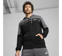 PUMA Hoodie intégralement zippé Around the Block Homme, Vêtements, Cool Dark Gris, M M