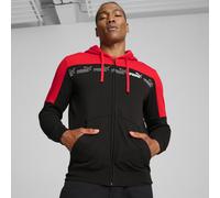 PUMA Hoodie intégralement zippé Around the Block Homme, Vêtements, Rouge, S S