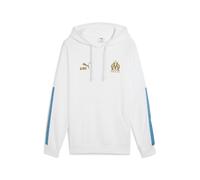 PUMA Hoodie KING Olympique de Marseille Homme, Sport, Blanc/Doré, XXL XXL