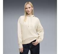 Puma Her Oversized Hoodie Beige L Femme
