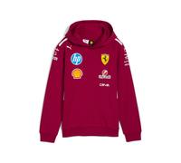 PUMA Hoodie Team Scuderia Ferrari HP 2025 Enfant et Adolescent, Vêtements, Dark Cherry, 7-8Y 7-8Y